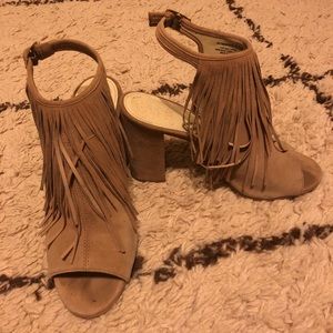 Vince Camuto - Fringe Block Heels